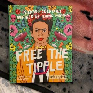 Cocktail book with drinks based on iconic women